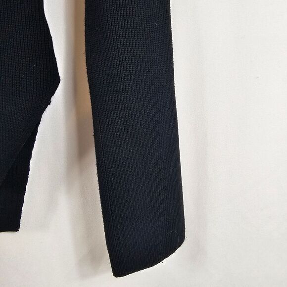 Modern Citizen Ribbed Knit Long Sleeves Sweater in Black - Size M - Picture 5 of 11